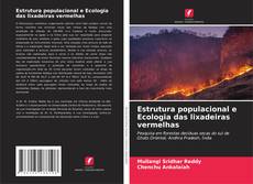 Capa do livro de Estrutura populacional e Ecologia das lixadeiras vermelhas 