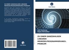 Bookcover of ZU EINEM GANZZAHLIGEN LINEAREN MEHRZIELPROGRAMMIERUNGS-PROBLEM