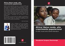 Capa do livro de África! Baixa renda, alto crescimento populacional 