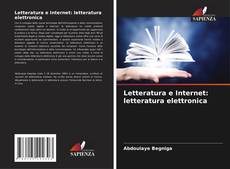 Letteratura e Internet: letteratura elettronica kitap kapağı