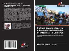 Bookcover of Cultura amministrativa e formalizzazione delle PI informali in Camerun