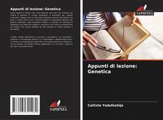 Appunti di lezione: Genetica的封面
