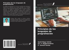 Bookcover of Principios de los lenguajes de programación
