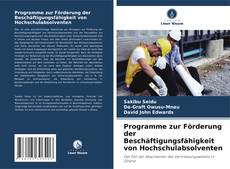Programme zur Förderung der Beschäftigungsfähigkeit von Hochschulabsolventen kitap kapağı