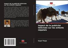 Buchcover von Impact de la publicité télévisée sur les enfants népalais