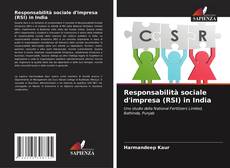 Capa do livro de Responsabilità sociale d'impresa (RSI) in India 