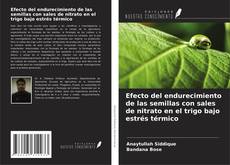 Bookcover of Efecto del endurecimiento de las semillas con sales de nitrato en el trigo bajo estrés térmico