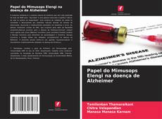 Portada del libro de Papel do Mimusops Elengi na doença de Alzheimer