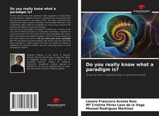 Capa do livro de Do you really know what a paradigm is? 