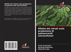 Capa do livro de Effetto dei nitrati sulla produzione di polisaccaridi extracellulari 