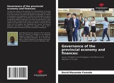 Capa do livro de Governance of the provincial economy and finances: 