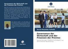Portada del libro de Governance der Wirtschaft und der Finanzen der Provinz: