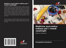 Capa do livro de Medicina ayurvedica indiana per i rimedi casalinghi 