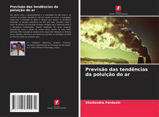 Capa do livro de Previsão das tendências da poluição do ar 