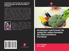 Portada del libro de Avaliação nutricional de espécies seleccionadas de Alternanthera Forskkal