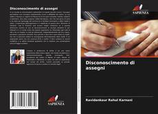 Disconoscimento di assegni kitap kapağı