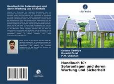 Copertina di Handbuch für Solaranlagen und deren Wartung und Sicherheit