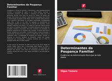 Capa do livro de Determinantes da Poupança Familiar 