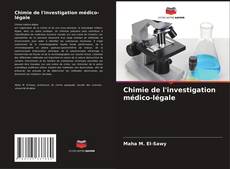 Chimie de l'investigation médico-légale kitap kapağı