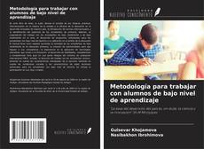 Bookcover of Metodología para trabajar con alumnos de bajo nivel de aprendizaje