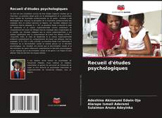 Recueil d'études psychologiques的封面