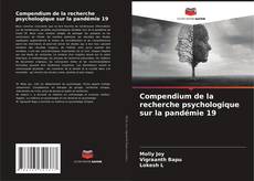 Capa do livro de Compendium de la recherche psychologique sur la pandémie 19 