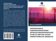 Couverture de INTERNATIONALE GEBERORGANISATIONEN ENTWICKLUNGSPERSPEKTIVEN IN DELTA UND EDO STATES: KONZEPTIONELLER ÜBERBLICK