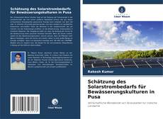Couverture de Schätzung des Solarstrombedarfs für Bewässerungskulturen in Pusa