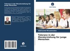 Couverture de Toleranz in der Moralerziehung für junge Menschen