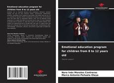 Copertina di Emotional education program for children from 8 to 12 years old