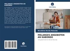 Buchcover von MELANGES ANGEBOTEN AN KABONDO