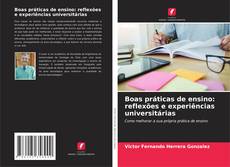 Buchcover von Boas práticas de ensino: reflexões e experiências universitárias