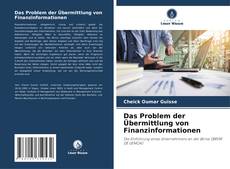 Capa do livro de Das Problem der Übermittlung von Finanzinformationen 
