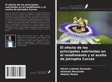 Portada del libro de El efecto de los principales nutrientes en el rendimiento y el aceite de Jatropha Curcas