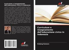 Buchcover von Curriculum e insegnamento dell'educazione civica in Indonesia