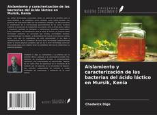 Capa do livro de Aislamiento y caracterización de las bacterias del ácido láctico en Mursik, Kenia 