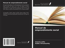 Manual de emprendimiento social kitap kapağı