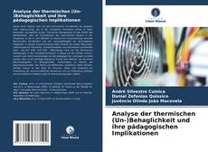Capa do livro de Analyse der thermischen (Un-)Behaglichkeit und ihre pädagogischen Implikationen 