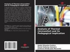 Capa do livro de Analysis of Thermal (Un)comfort and its Pedagogical Implication 