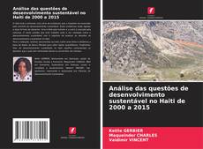 Capa do livro de Análise das questões de desenvolvimento sustentável no Haiti de 2000 a 2015 