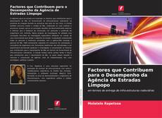 Bookcover of Factores que Contribuem para o Desempenho da Agência de Estradas Limpopo