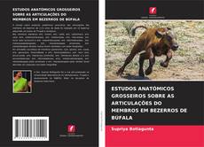 Buchcover von ESTUDOS ANATÓMICOS GROSSEIROS SOBRE AS ARTICULAÇÕES DO MEMBROS EM BEZERROS DE BÚFALA