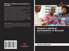 Bookcover of Women's political participation in Burundi