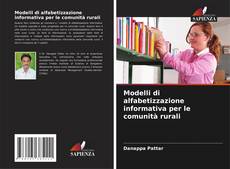 Buchcover von Modelli di alfabetizzazione informativa per le comunità rurali