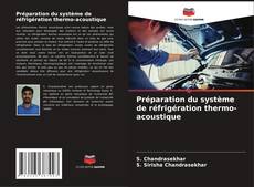 Buchcover von Préparation du système de réfrigération thermo-acoustique
