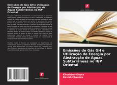 Capa do livro de Emissões de Gás GH e Utilização de Energia por Abstracção de Águas Subterrâneas no IGP Oriental 