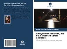 Bookcover of Analyse der Faktoren, die bei Forschern Stress auslösen