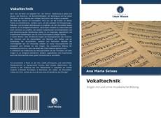 Capa do livro de Vokaltechnik 