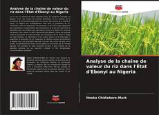 Bookcover of Analyse de la chaîne de valeur du riz dans l'État d'Ebonyi au Nigeria