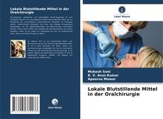 Capa do livro de Lokale Blutstillende Mittel in der Oralchirurgie 